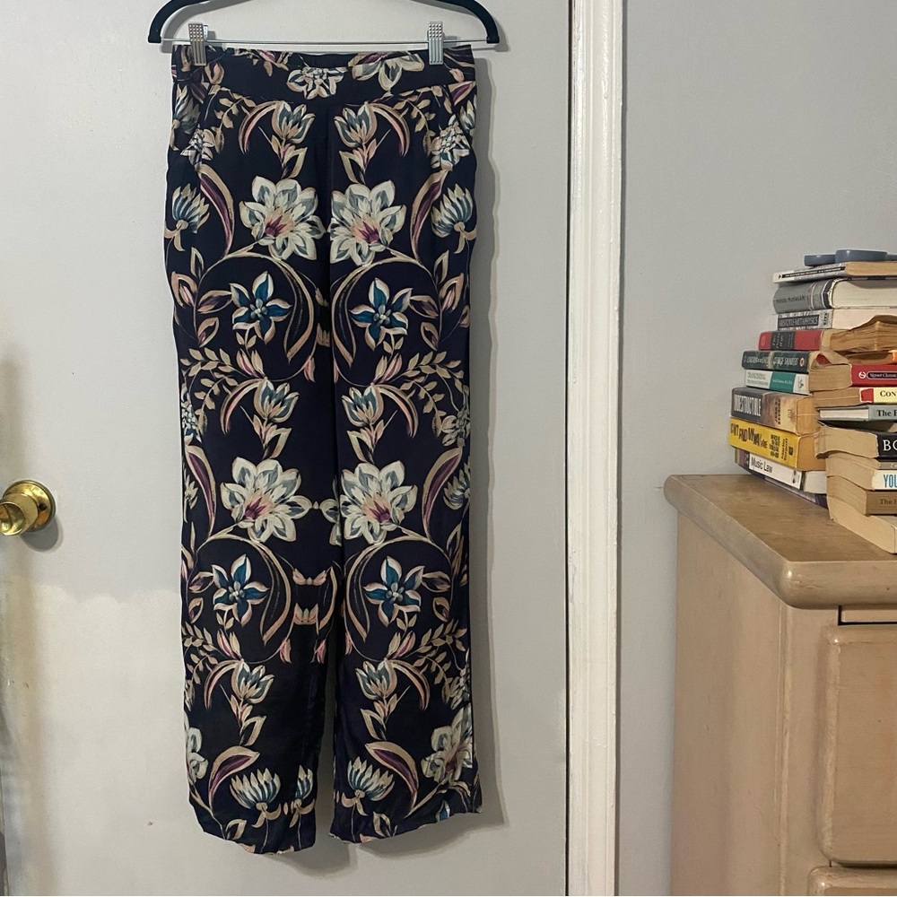 {Kachel | Anthropologie} Percy Floral Pants ~ Size 6 - Picture 4 of 16